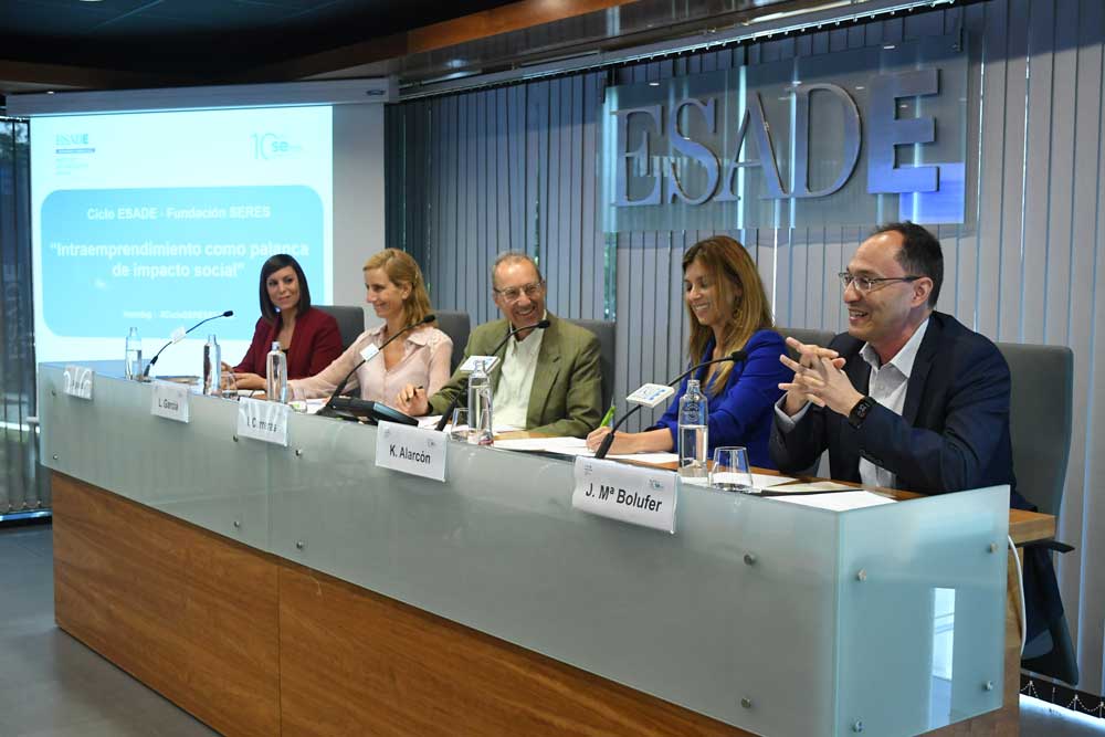 Ciclo ESADE-Fundación SERES: “Intraemprendimiento como palanca de impacto social”  
